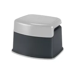 MILTON Swish Plastic Stool, Grey Easy to Carry