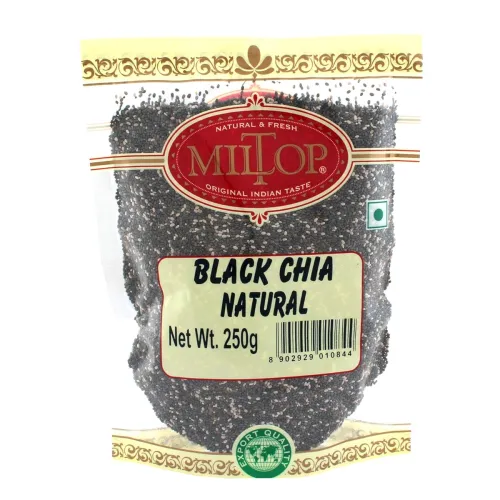 Image of Miltop Chia Seeds 250g - Seeds For Eating | Rich in Omega -3 & Fibre |