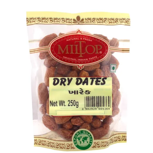 Image of Miltop Dry Dates/Peela Sukha Khajoor Kharek 250g