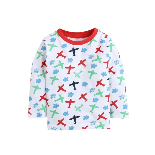Image of MINITATU Baby-Boy's Animal Print Regular Fit T-Shirt