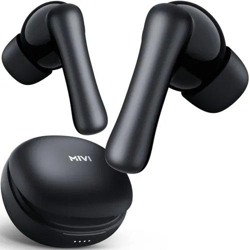 Image of Mivi DuoPods i2 True Wireless Earbuds - 45H+ Playtime, HD Calls, Fast Charging