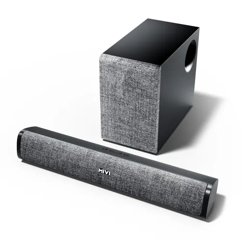 Image of Mivi Fort Q48 Soundbar (48W, 2.1 Channel, Subwoofer)