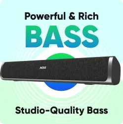 Mivi Fort S24 Soundbar with FM Mode and 2 full range drivers