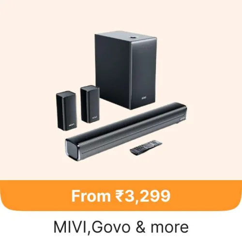 Image of Mivi, Govo and Philips Soundbars Starting @ ₹3299 on Flipkart GOAT Sale