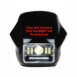 Miwings Cops LED Projector Hi/Low Beam Headlight