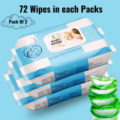 Image of MKRB Baby Wet Wipes (Aloe vera, 216)