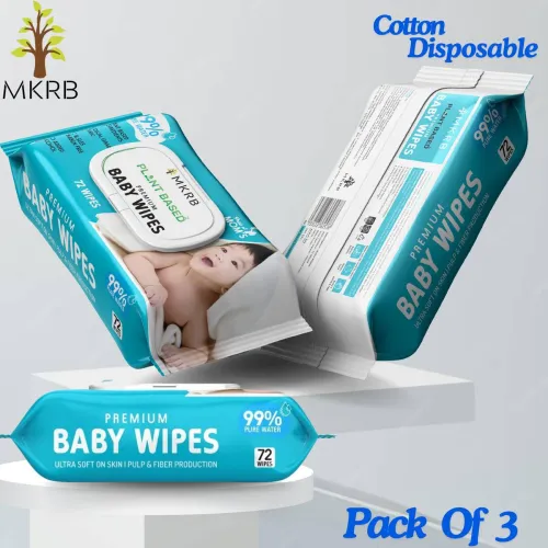 Image of MKRB Soft Cleansing Baby Wipes with Aloe Vera, Jojoba Oil and Vitamin E (216 Wipes)