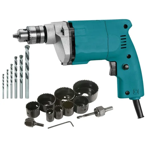 Image of MLD Electric Drill Machine 11 Pcs Hole Saw Cutter Tool Set 