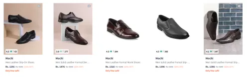 Image of Mochi Men's Formal Shoes at minimum 60% Off