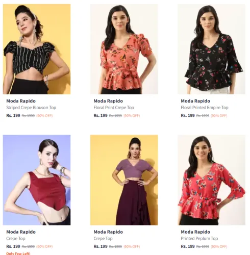 Image of Moda Rapido Brand Women's Clothing @ Up to 90% Discount