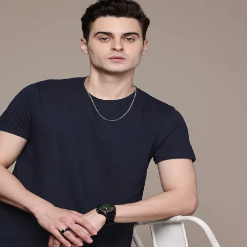 Image of Moda Rapido Men Solid T-shirt