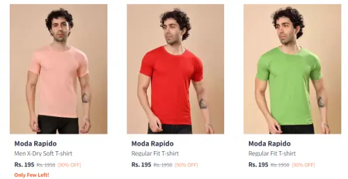 Image of Moda Rapido Men X-Dry Soft T-shirt