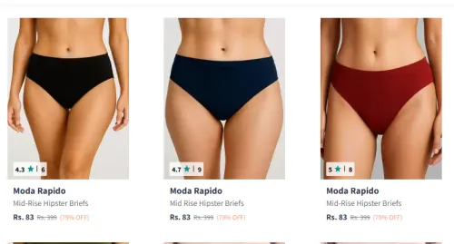 Image of Moda Rapido Women's Innerwears From ₹83