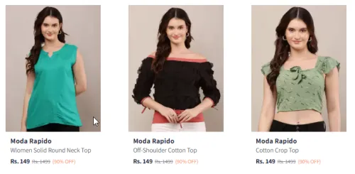 Image of Modo Rapido Women Top Starting @ ₹149