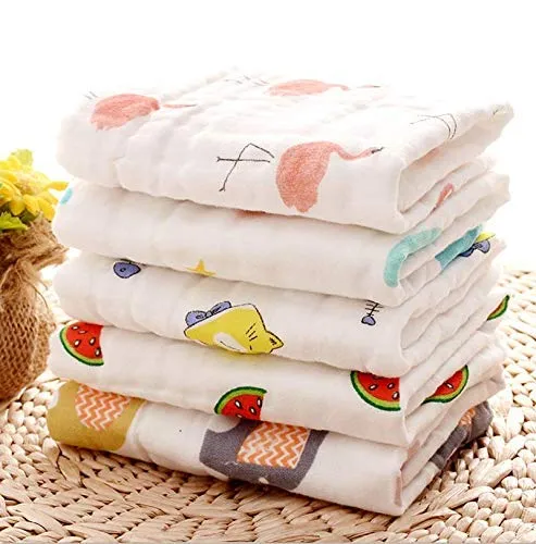 Image of MOM CARE Muslin Cotton Face Towels