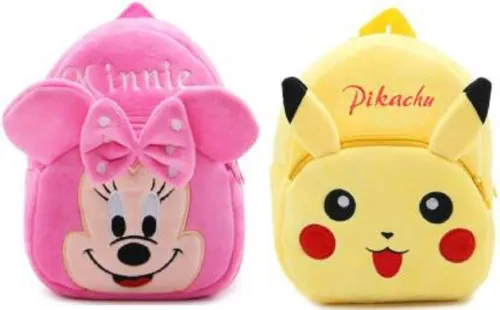 Image of MOMS GADGETS Kids Plush Cartoon Backpack (11L)