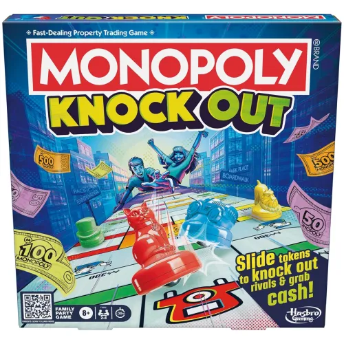 Image of Monopoly Knockout Family Party Game for Kids