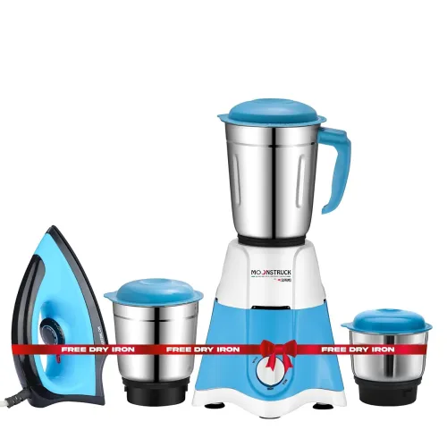 Image of Moonstruck By Suprimo Star 750 Watt 3 Jar Mixer Grinder 