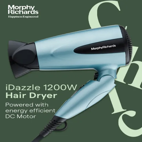 Image of Morphy Richards iDazzle HD121DC 1200W Hair Dryer - Blue