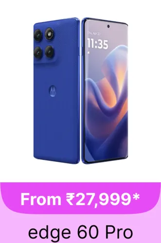 Image of Motorola Edge 60 Pro starting @ ₹27999 on Flipkart GOAT Sale