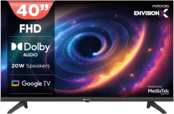 MOTOROLA EnvisionX (40FHDGDMBSXP) 40inch Smart Google TV