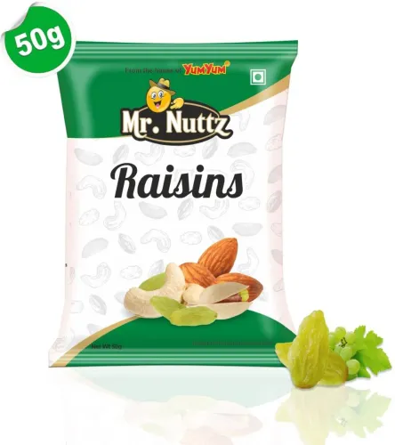 Image of Mr.Nuttz Premium Green Raisins (Kishmish) 50g