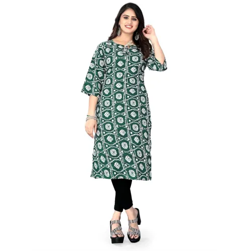Image of MS VHCK Enterprise Crepe Kurtis for Women