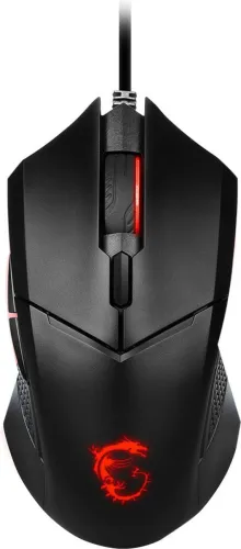 Image of MSI Clutch GM08 Gaming Mouse Wired Optical Gaming Mouse (USB 2.0, Black)