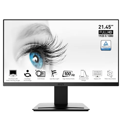 Image of MSI PRO MP223 21.45 Inch Full HD Office LCD Monitor