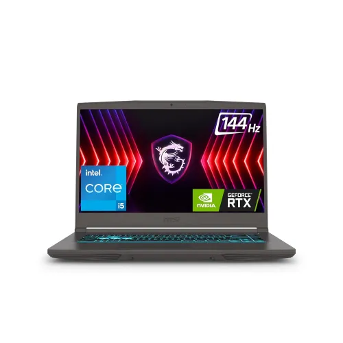 Image of MSI Thin 15, Intel 12th Gen. Core i5-12450H, 40CM FHD 144Hz Gaming Laptop