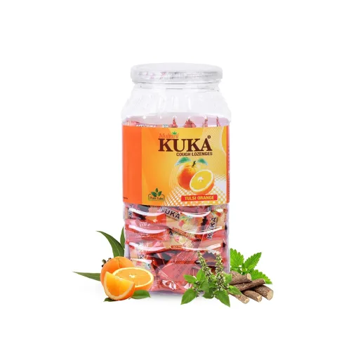 Image of Multani Kuka Cough Lozenges – Tulsi Orange (150 pcs)