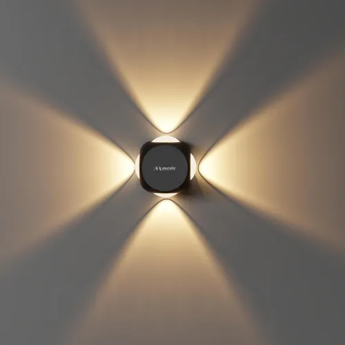 Image of Murphy LED Outdoor Up/Down Wall Light 6W, Warm White IP65 Waterproof Aluminum Body 2-Year Warranty
