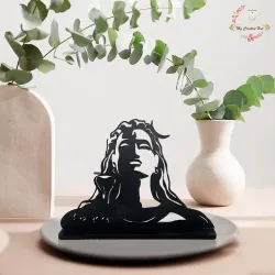 My Creative Hut Wooden Quotes Table Decor (Adiyogi design):