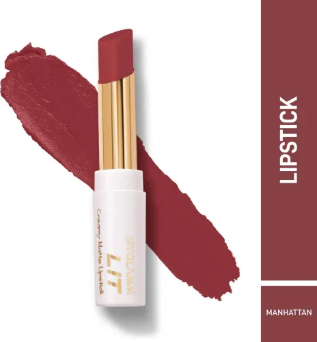 Image of MyGlamm LCreamy Matte Lipstick (Manattan, 3.7 g)