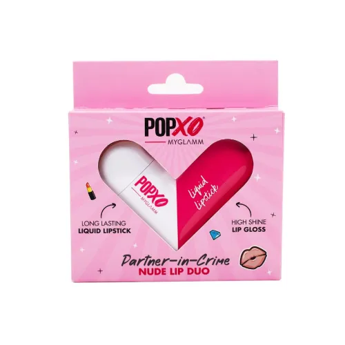 Image of MyGlamm POPxo Liquid Lipstick & Lip Gloss Kit