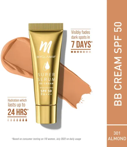Image of MyGlamm Super Serum BB cream | SPF 50