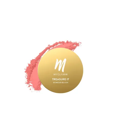 Image of MyGlamm Treasure It Powder Matte Blush, Loyalty, 4gm