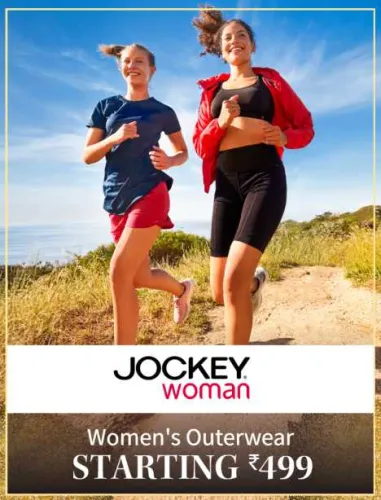 Image of Myntra Big Fashion Festival: JOCKEY Women's Outerwear Starting at ₹ 499