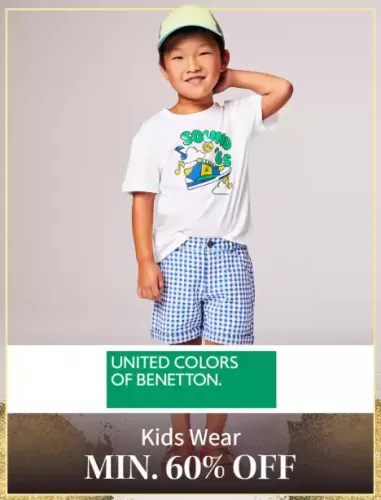 Image of Myntra Big Fashion Festival: Minimum 35% off on UNITED COLOURS OF BENETON