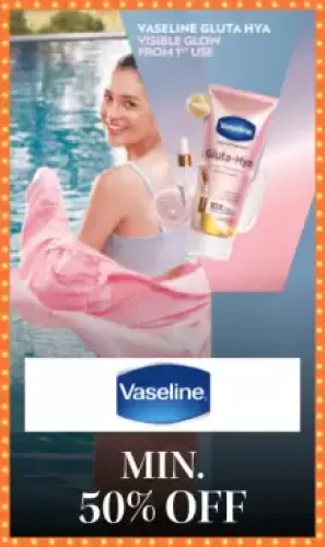 Image of Myntra Big Fashion Festival: Minimum 50% off on VASELINE Beauty Products