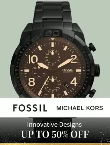 Image of Myntra Big Fashion Festival: Minimum 50% off on FOSSIL and MICHEL KORS