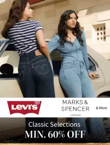 Image of Myntra Big Fashion Festival: Minimum 60% off on MARKS & SPENCER and LEVIS
