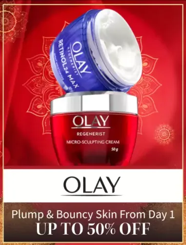 Image of Myntra Big Fashion Festival: Up To 50% off on OLAY Beauty Products