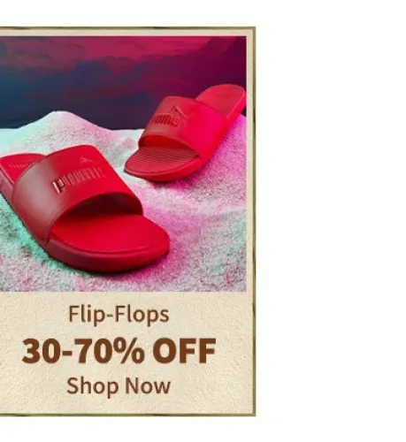 Image of Myntra branded Flip-Flops Offer : minimum 30% and up to 70% Discount on branded Flip-Flops