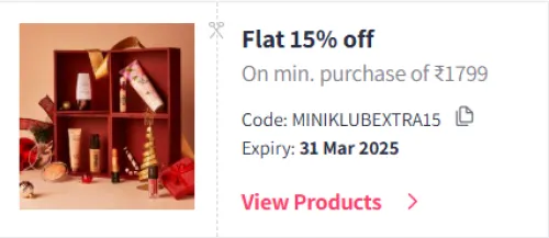 Image of Myntra Coupon: Flat 15% Off on Mini Klub Clothing