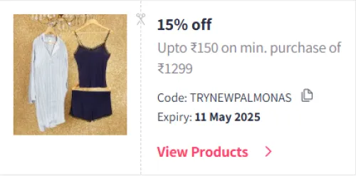 Image of Myntra Coupon: Flat 15% Off on PALMONAS Jewellery