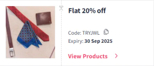 Image of Myntra Coupon: Flat 20% off on Jewellery