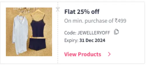 Image of Myntra Coupon: Flat 25% off on Women's Jewellery