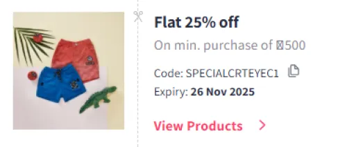 Image of Myntra Coupon : Flat 25% Off on Sunglasses