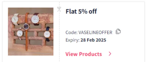 Image of Myntra Coupon: Flat 5% Off On Vaseline